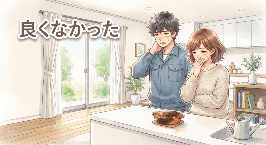 困った様子の男女