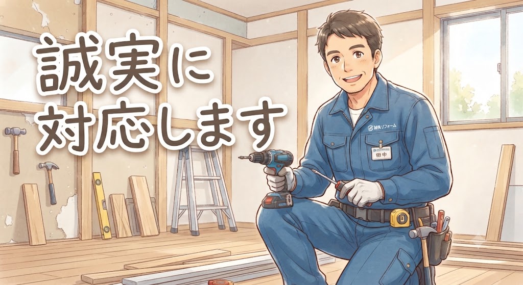 誠実そうな職人