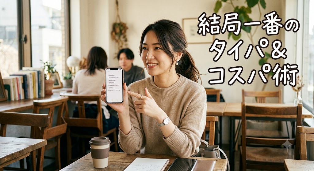 結局一番のタイパ&コスパ術と言っている女性